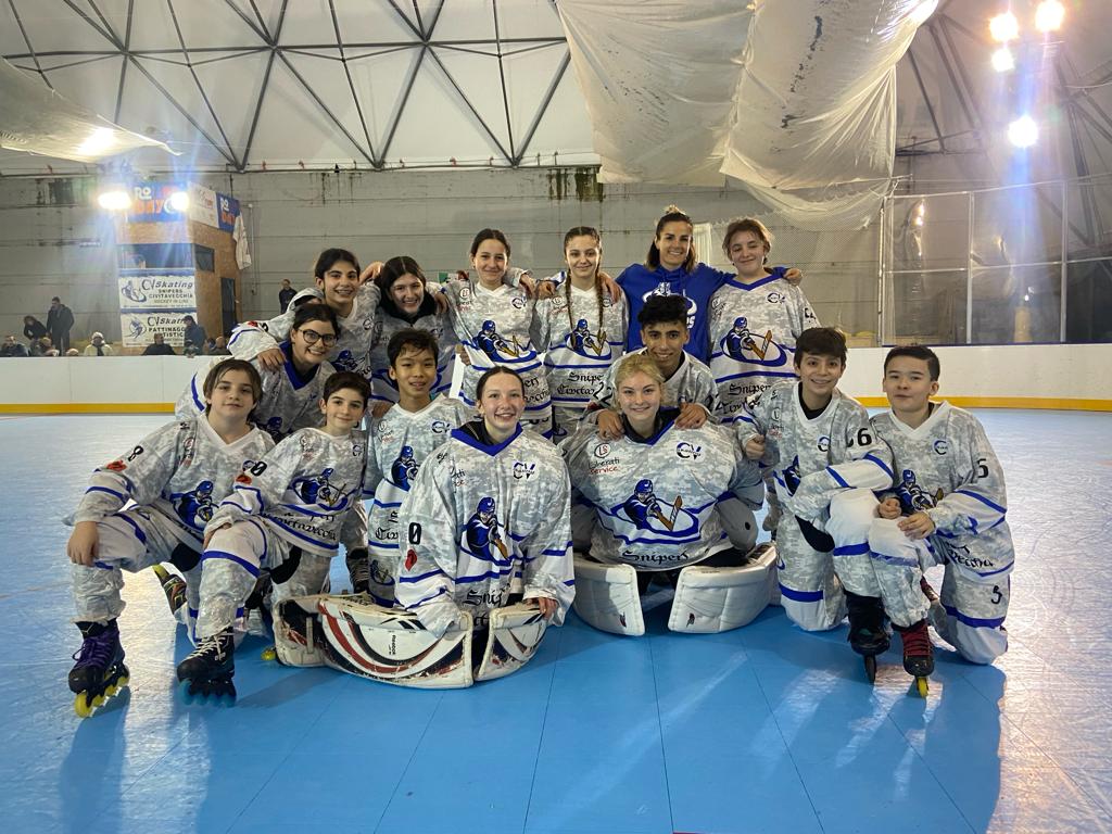 Hockey in line, under 14 Pizza a Volontà ancora a valanga